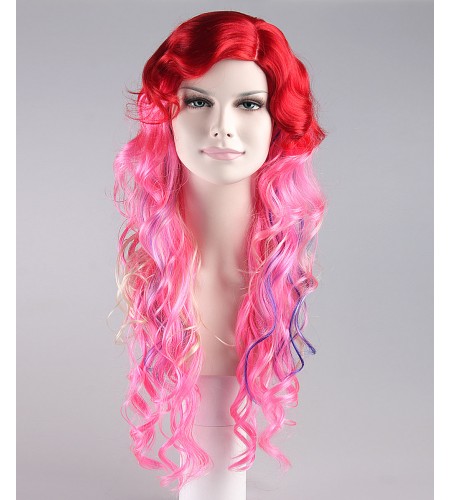 Red-Pink Sugar and Spice Wig